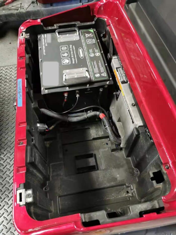 Batterie lithium pour voiturette électrique