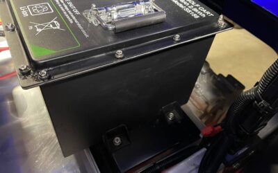 Braquettes à batterie pour voiturette